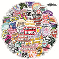 50pcs Inspirational Quote Stickers Vision Board Motivational Sticker for Adults Teens Students Teachers Aesthetic