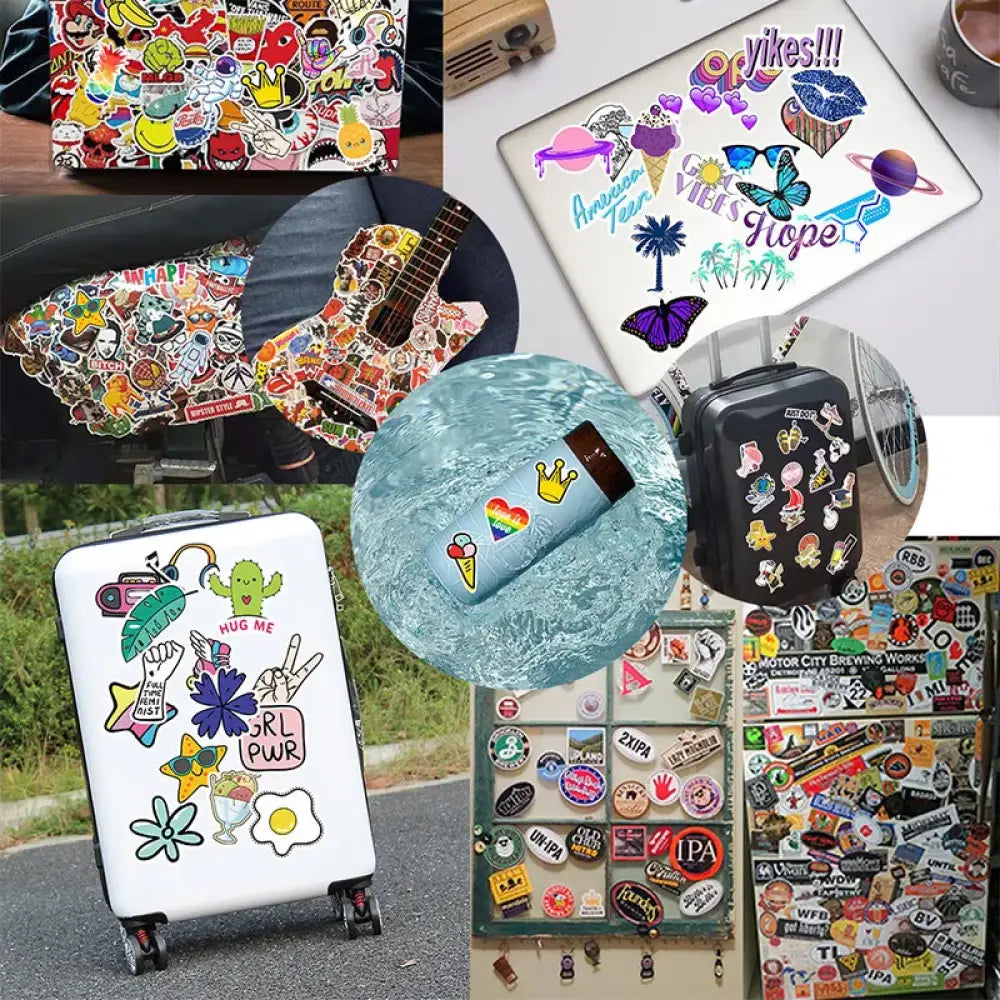 52pcs Inspirational Quote Stickers Pack Positive Decals DIY Laptops Water Bottles Phones Decorative Stickers Perfect