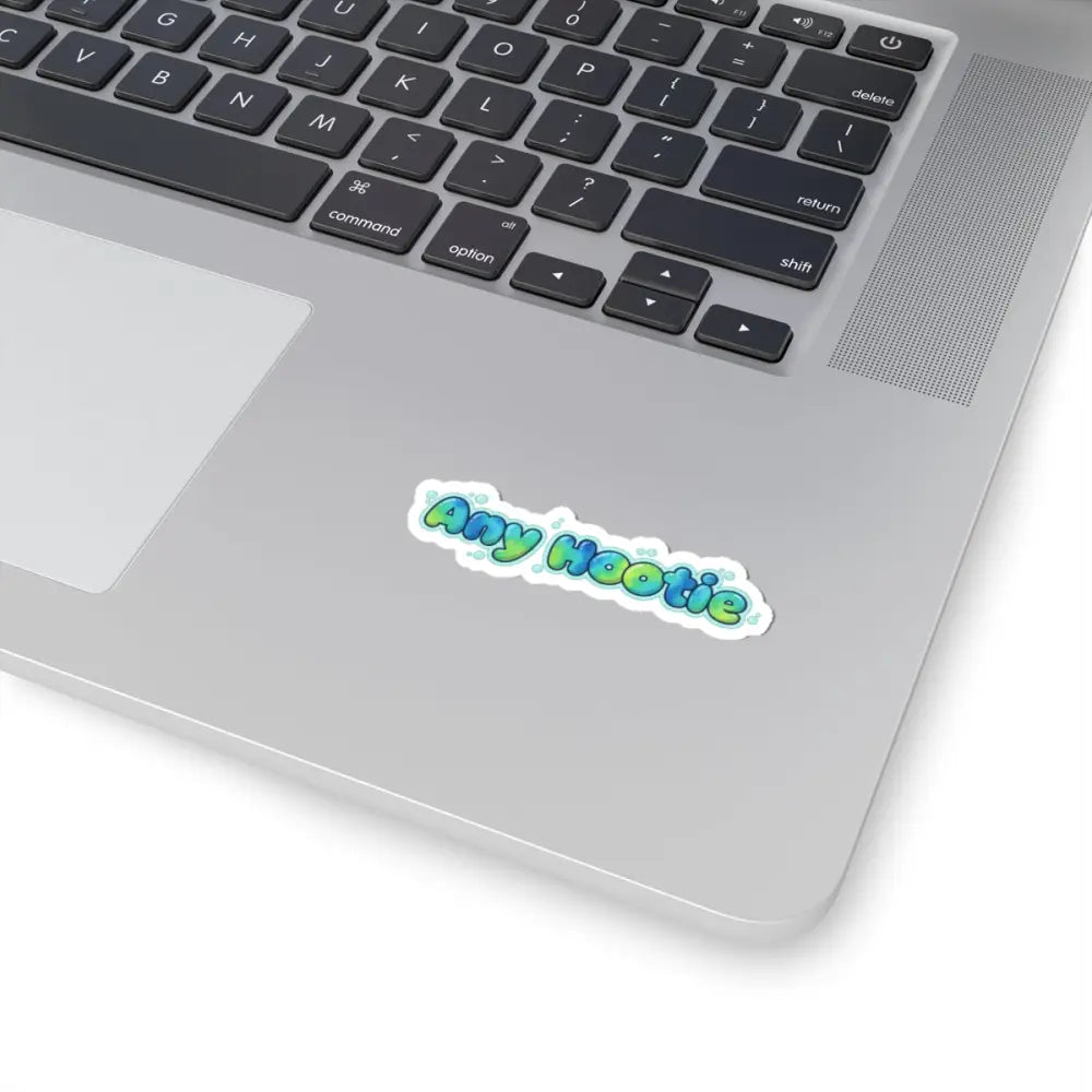 Any Hootie Kiss-Cut Sticker, Cute Bubble Letter Laptop Decal - 3’’ × 3’’ / White - Stickers
