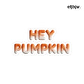 Hey Pumpkin Kiss-Cut Sticker, Fall Pumpkin Sticker for Autumn Décor & Gifts - 3’’ × 3’’ / White - Stickers