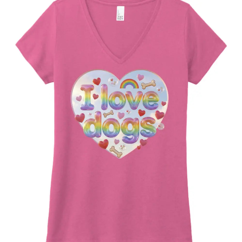I love dogs1 - Fuchsia Frost / XS