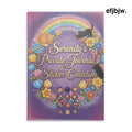 Personalized Serenity Hardcover Notebook, Puffy-Cover Journal & Sticker Book for Girls - A4 / Blank / Glossy - Paper