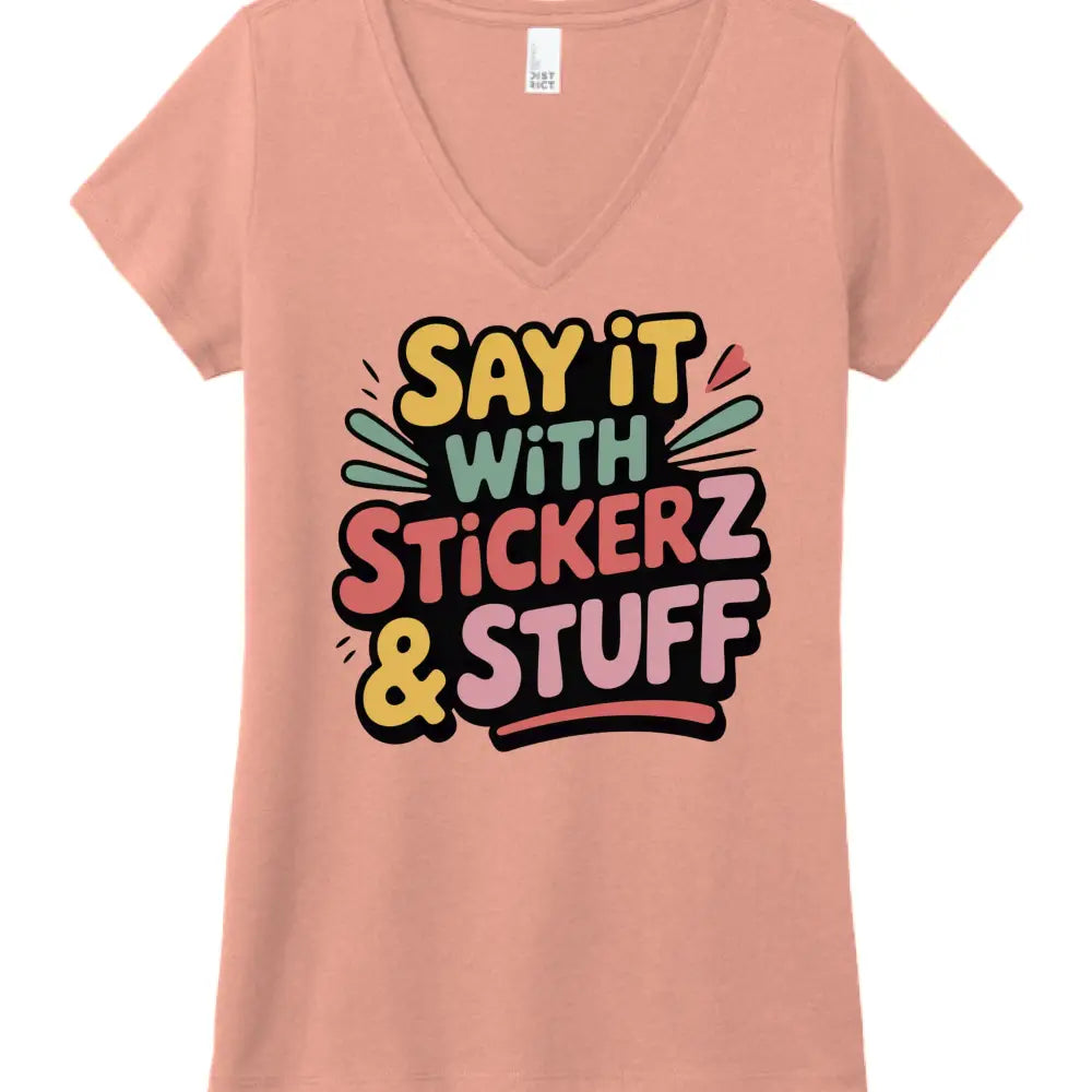 Say it with Stickerz - Hthrd Dsty Pch / XS - Printed T-Shirts